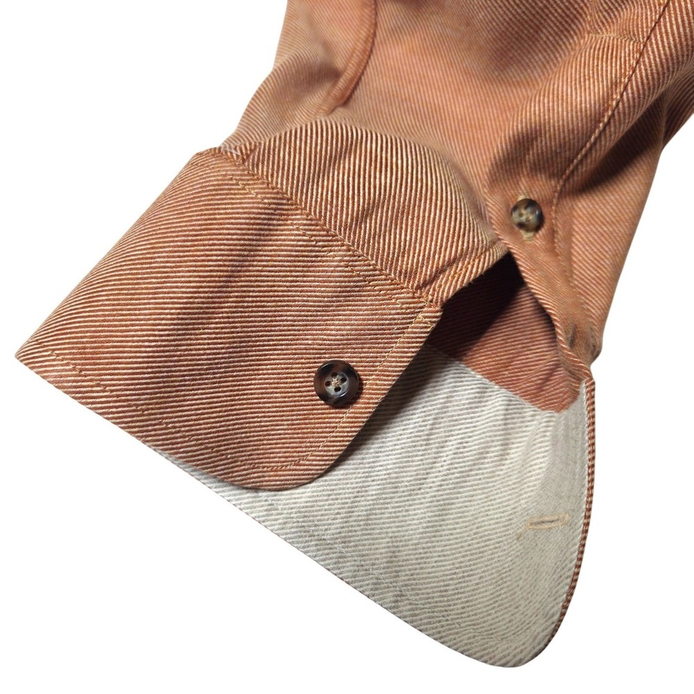 Liste Rouge Sur Mesure Paris Mens XL Cotton Cashmere Shirt France - Picture 5 of 12